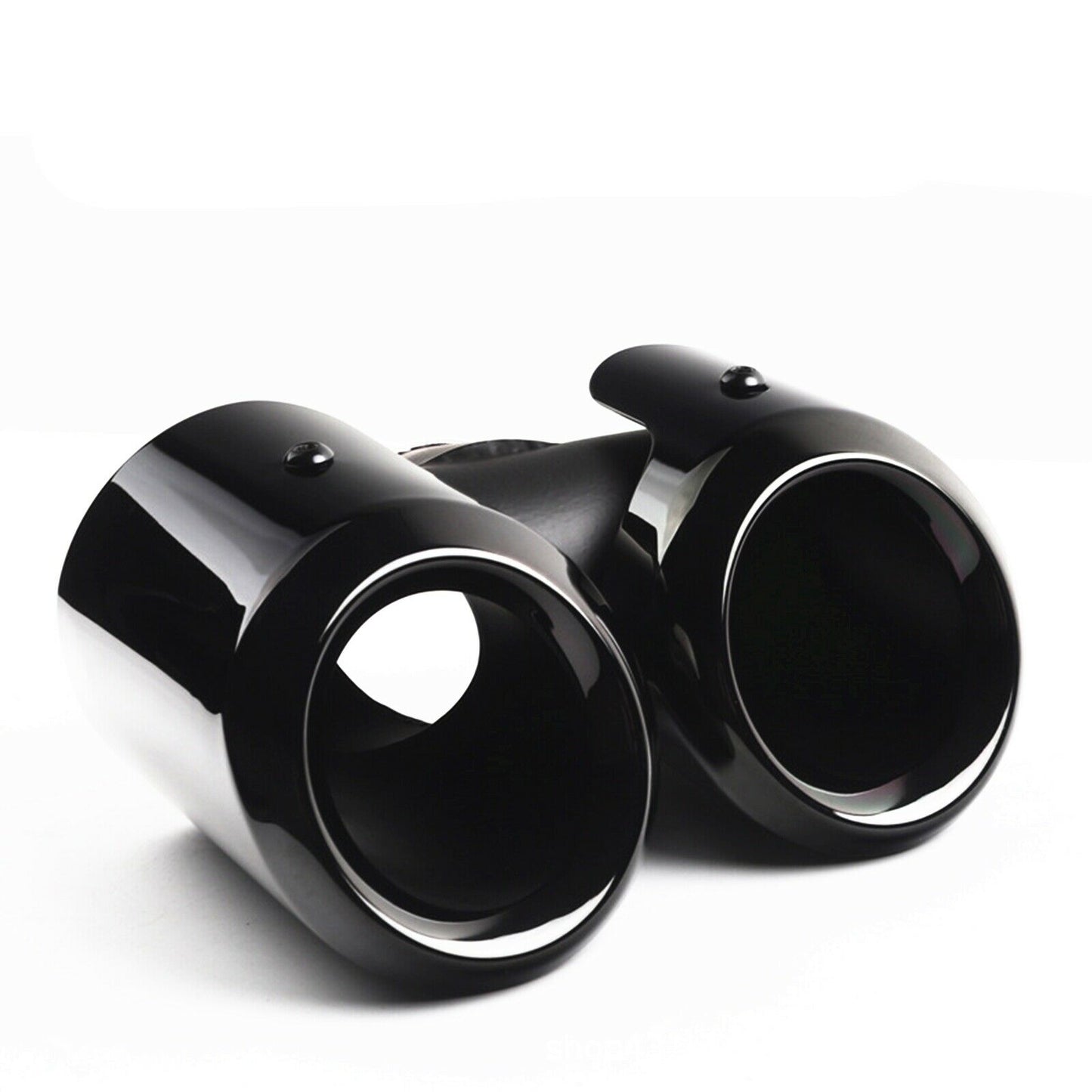 Land Rover Defender 90 110 2020-23 Black Rear Tail Exhaust Pipes Muffler Tips (Black-3.0L)